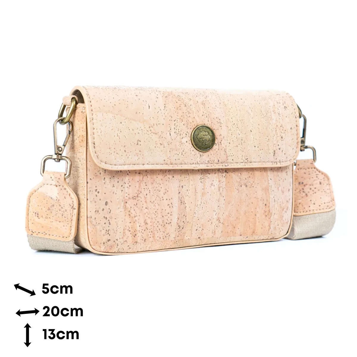 Natural Cork Crossbody Bag: Stylish and Sustainable